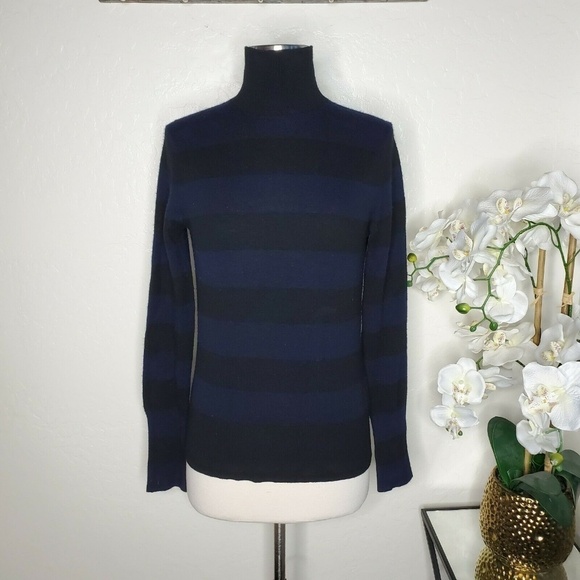 RAG & BONE ‘Careen’ Striped Mock Neck sweater - Picture 2 of 8